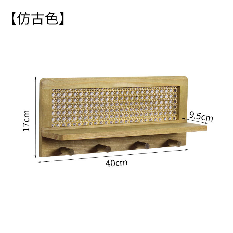 Amazon sala de estar colgante de madera pared colgante de pared estante de almacenamiento colgante de llaves de puerta de entrada marco de madera