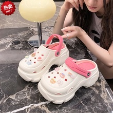 ��׶���ЬŮ���⴩2024�¿����ɳ��pvc���^��ʺ�Л���ЬŮ�ļ�