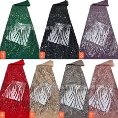新しいサイズのビーズとビーズの単色の位置付け刺繍生地のドレスの舞台服のファッションスポット7色