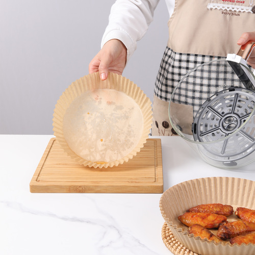 Meliya air fryer paper plate special paper household oil-absorbing paper holder food grade barbecue baking paper department store wholesale