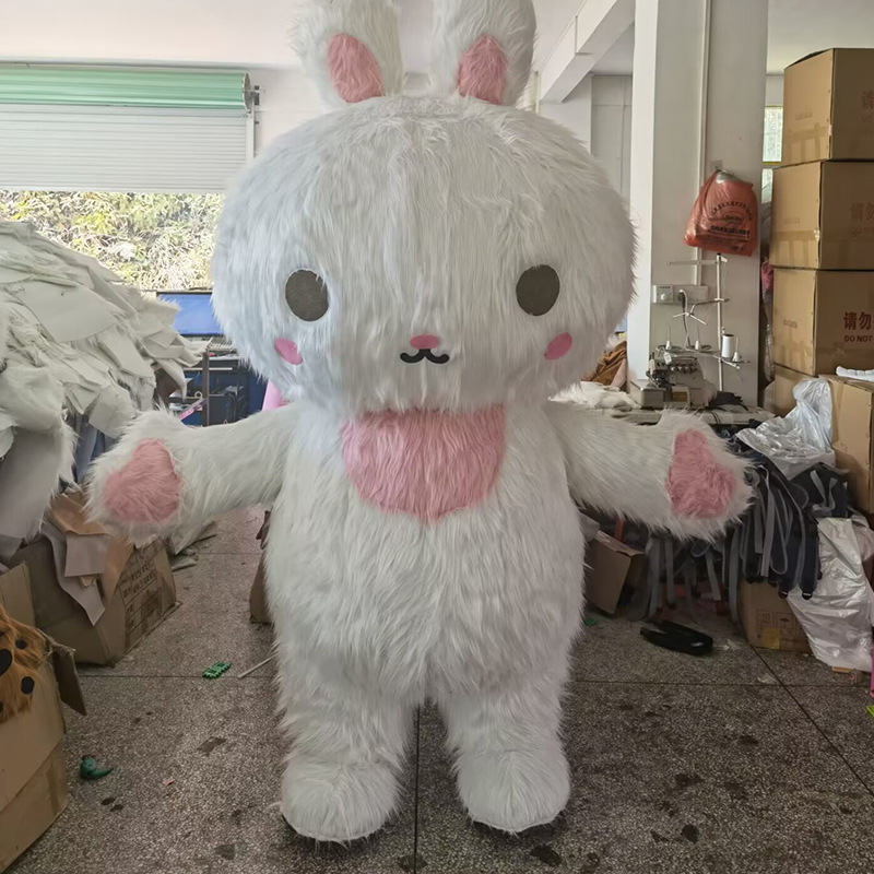 White plush rabbit