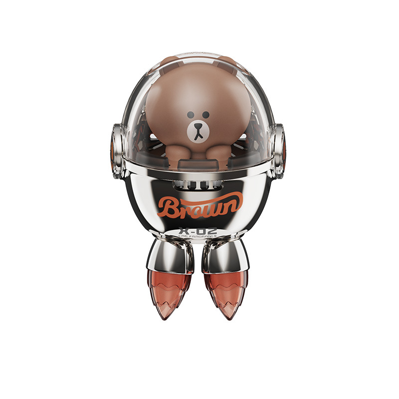 우주인 다크 브라운 곰