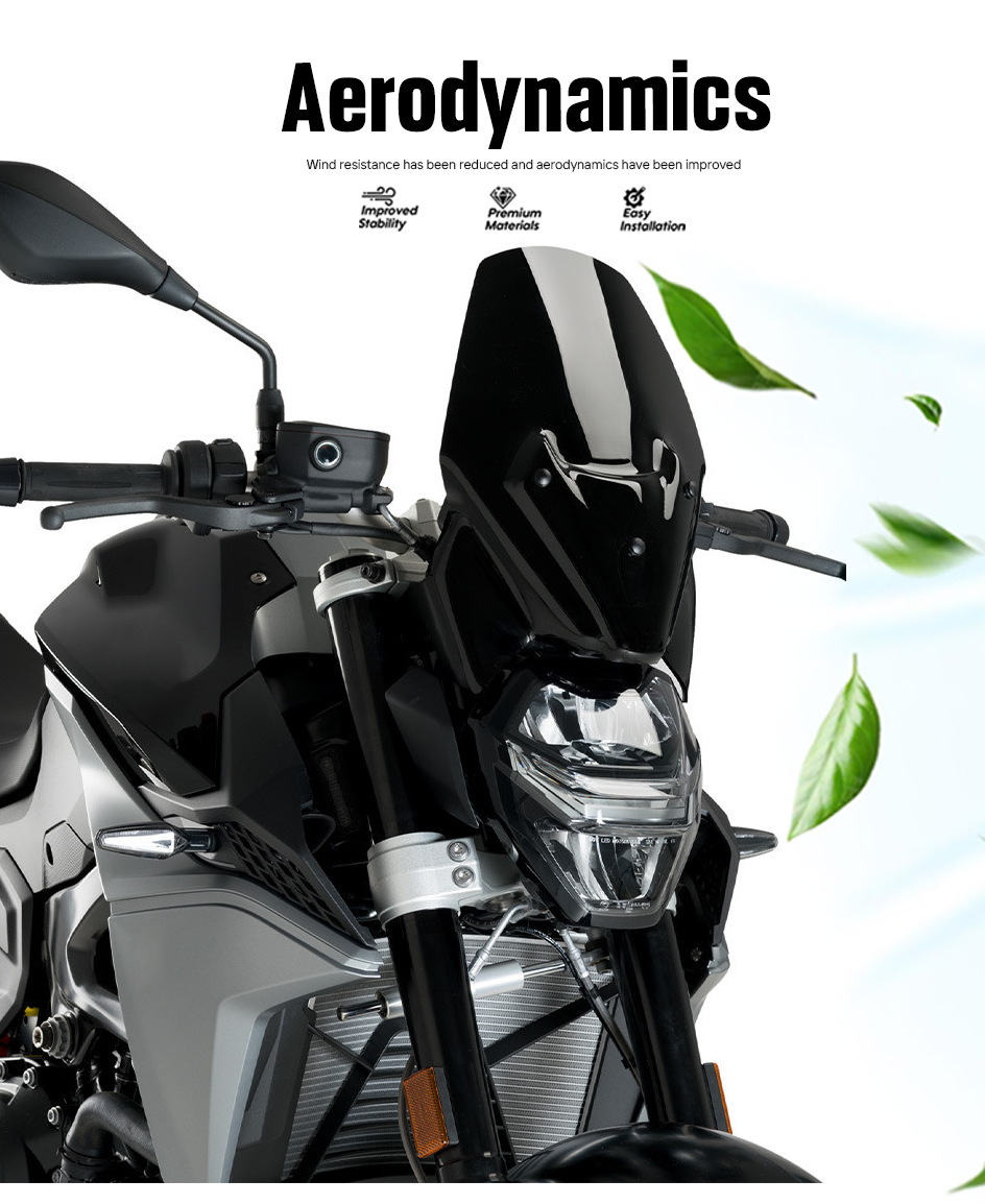 Suitable for Bmw F900R Modified Windshield, Front Windscreen Deflector, 20-26 Years