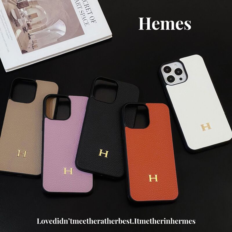 New Pebbled H Luxury Leather Iphone17 Mobile Phone Case Suitable for Apple Xs/Xr/11/13 Protective Case