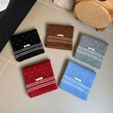 围巾秋冬女冬季费尔岛韩系氛围感轻奢高级感毛线保暖针织围脖披肩