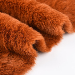 15mm high-quality rabbit fur, high-density faux rabbit fur toy fabric, suitcase and slipper fabric, manufacturer