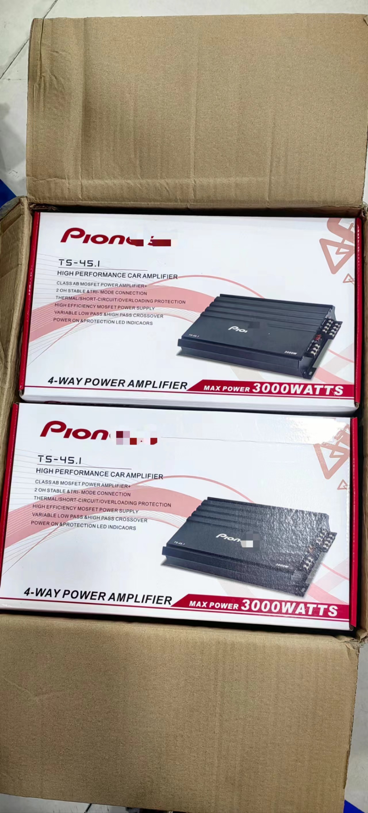 Pioneer 45.1 Car Power Amplifier 4/3/2 Channel Class AB Power Amplifier Car Audio Fever 4 Channel