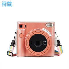 拍立得Instax SQ1相机水晶壳透明耐用防刮防摔便携保护收纳壳配绳