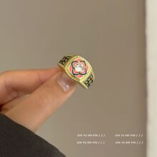 「炽光淋漓」恋与深空秦彻同款冠军戒指周边送礼物中古重工食指戒