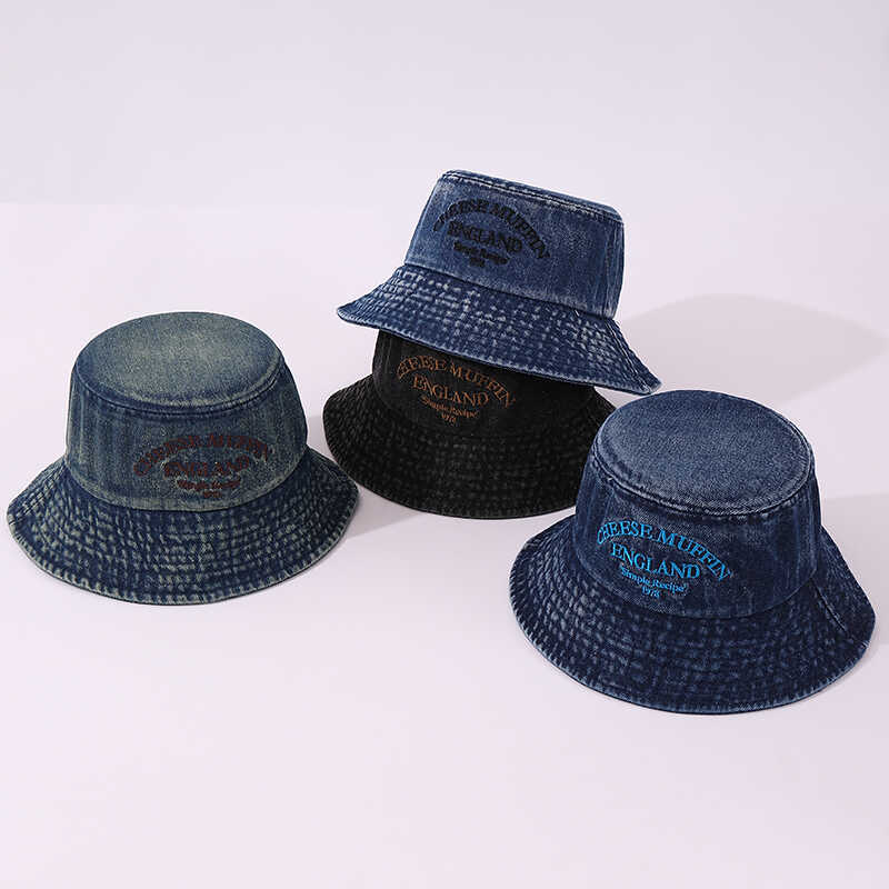 Primavera y otoño niños vaqueros sombrero pescador sombrero de visor grande sombrero de viaje estilo coreano estilo exterior sombrero de baño solar para hombres y mujeres