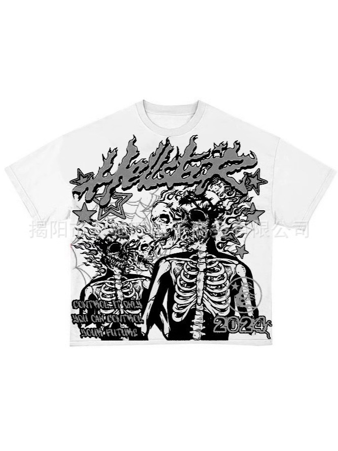 Retro fashionable summer trend T-shirt for men and women
