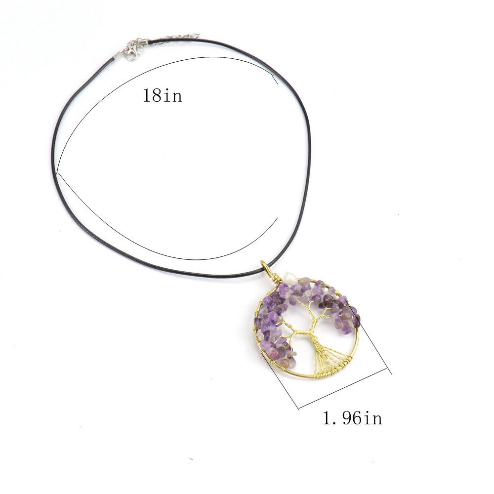Retro Geometric Agate Plating Crystal Necklace 1 Piece
