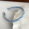 Синий, 1,5 cm, белая полоска