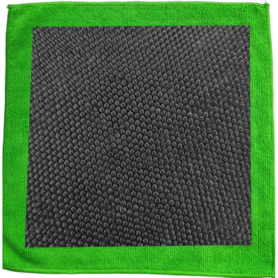 Cloth, Volcanic Mud, Mud Gloves, Pad | Car cleaning tools - polka-dot-mud-cloth-green