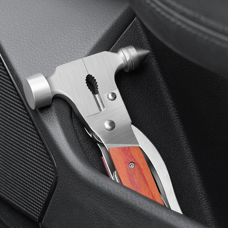 martillo de seguridad automotriz rompevidrio de ventanas montado en vehículo martillo de seguridad de ventanas de emergencia martillo de seguridad multifuncional para automóviles