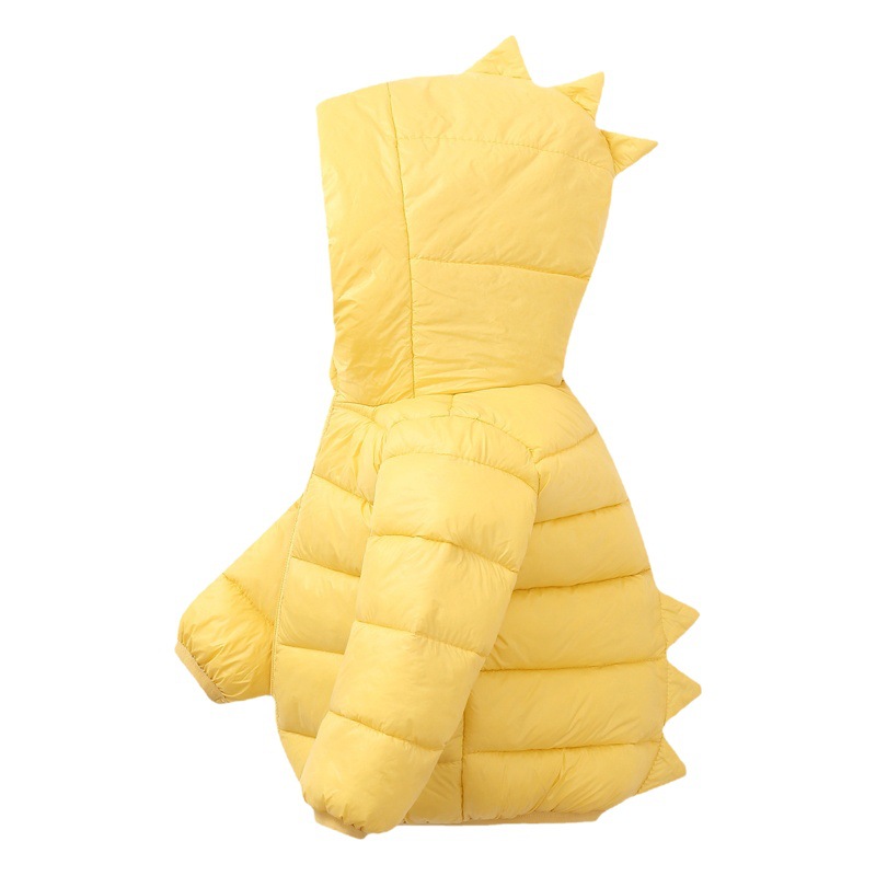 Suministro transfronterizo 2025 otoño e invierno nuevo estilo de dibujos animados chaqueta acolchada de algodón para niños y niñas chaqueta acolchada corta y ligera