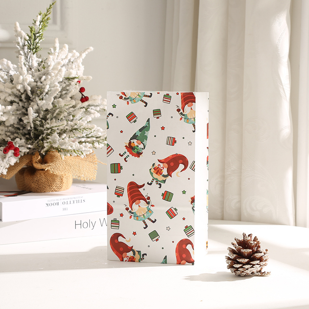 Christmas Festival Christmas Tree Pattern Christmas Simple Style Christmas Tree Party Gift Bags