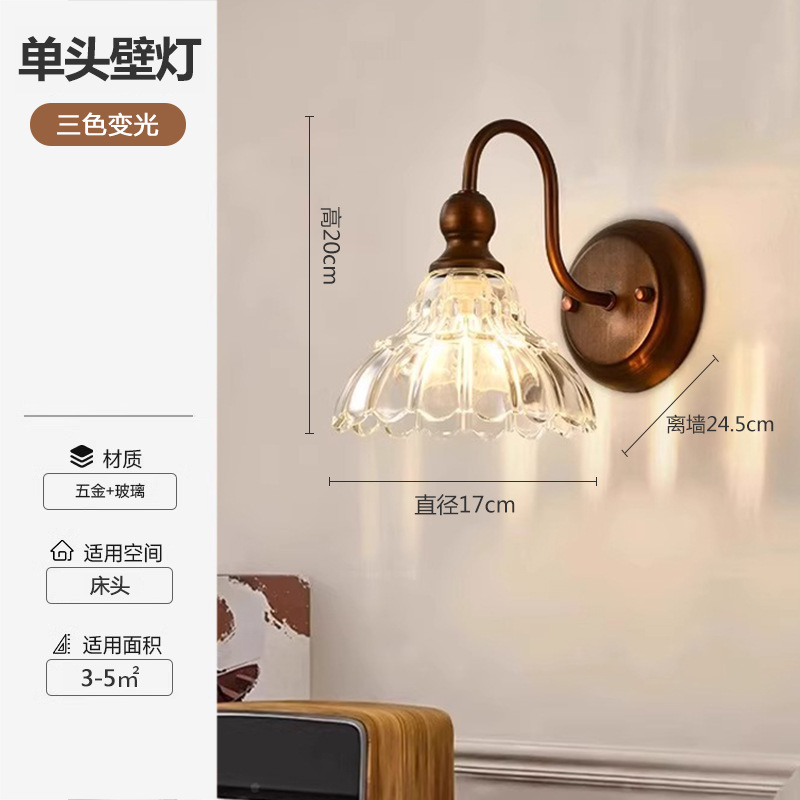 Nuevo estilo francés lámpara de la sala de estar lámpara de dormitorio medieval americana retro lámpara de vestíbulo lámpara de hotel lámpara de comedor lámpara de vidrio