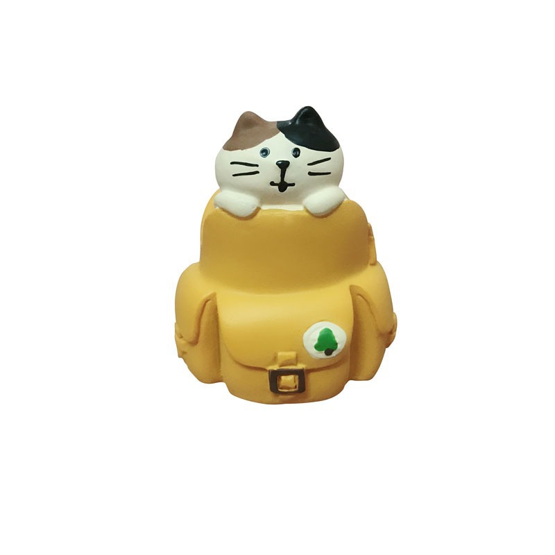 노란 책가방 고양이
