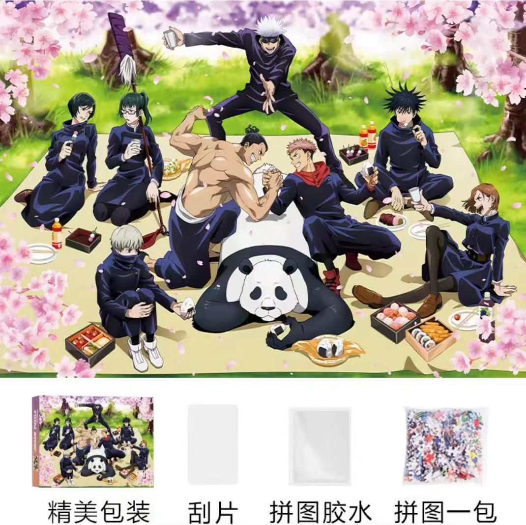 Rompecabezas con pegamento 1000 unidades de papel gran tamaño 70*50cm adultos descompresión juguetes educativos para niños al por mayor