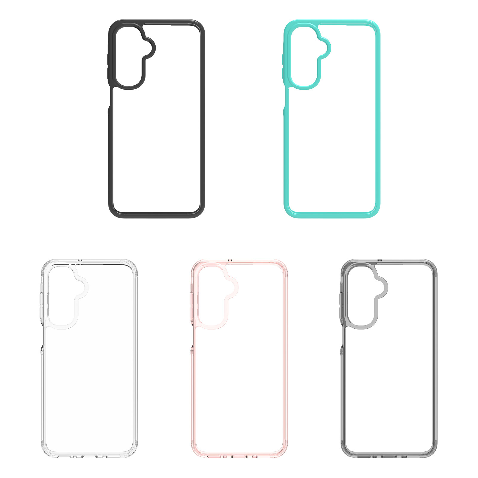 Aplicable Samsung A17A16A26 acrílico transparente dos en uno 2.0mm anti-caída TPU PC funda protectora fábrica