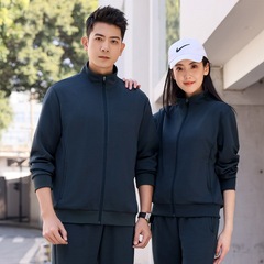 メンズスポーツスーツ、春と秋のカップルスポーツウェア、男性と女性のゆったりとした大きいサイズのカジュアルツーピーススーツ、印刷可能