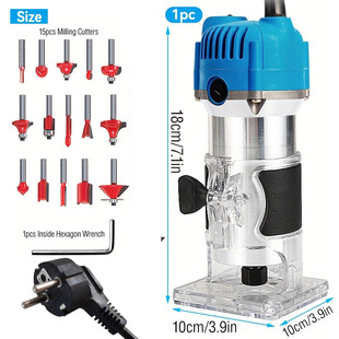 Factory direct electric trimming machine aluminum wood milling slotting machine hole electric tools trimming machine household engraving machine