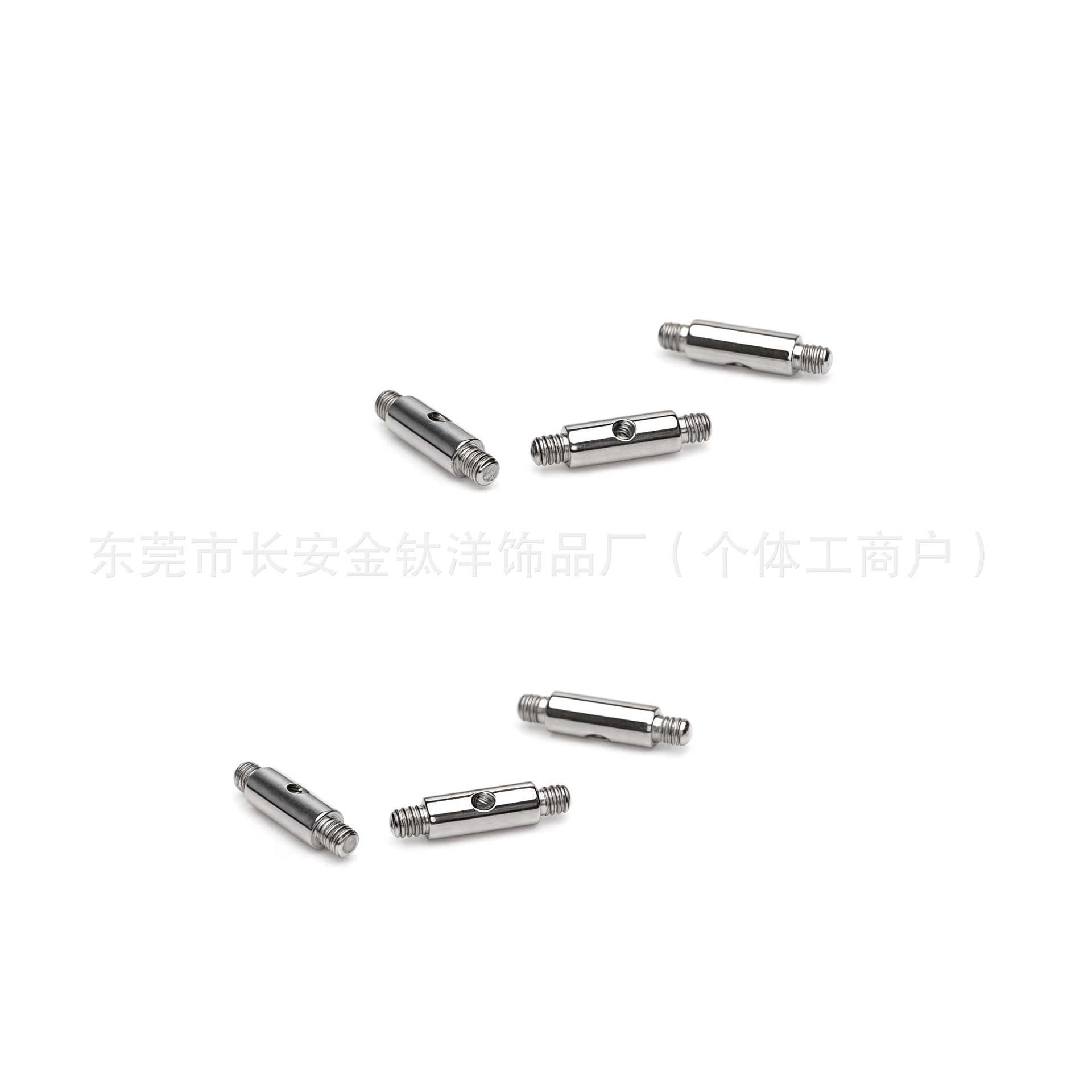 F136 Titanium Extension Rod Double Internal Thread Ear Bridge Accessory Straight Barbell Tongue Stud Ear Bone Stud detail image 8