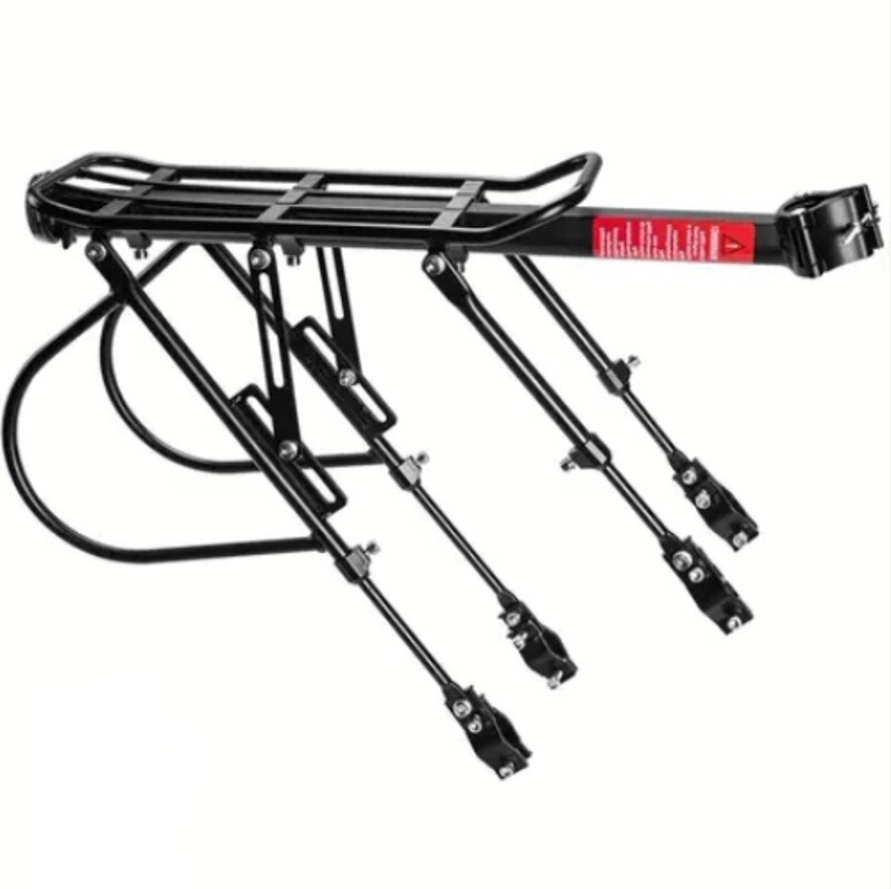 Universal Quick-release Mountain Bike Rear Shelf Bold Bicycle Carrier Weight Aluminum Alloy Tail Frame with Reflector