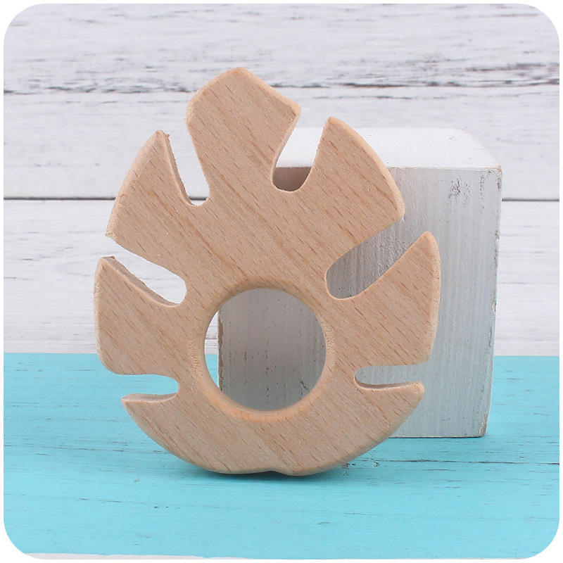 INS bebé haya juguete mordedor calmante bebé dibujos animados animal jirafa bicicleta hoja mordedor