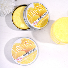 热销外贸柠檬跨境洗发皂精油皂手工皂清新止痒去屑香皂批发水果味