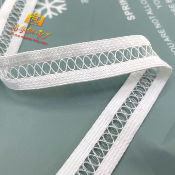 Swimsuit Clothing Accessories Fish Silk Elastic Elastic Band Knitted Lace Elastic Lace Fish Ribbon Back Fish Silk Flower