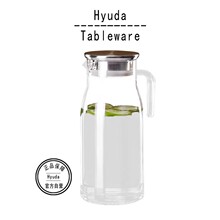 凉水壶家用大容量防摔耐热冷水壶PC亚克力果汁光身扎壶加厚