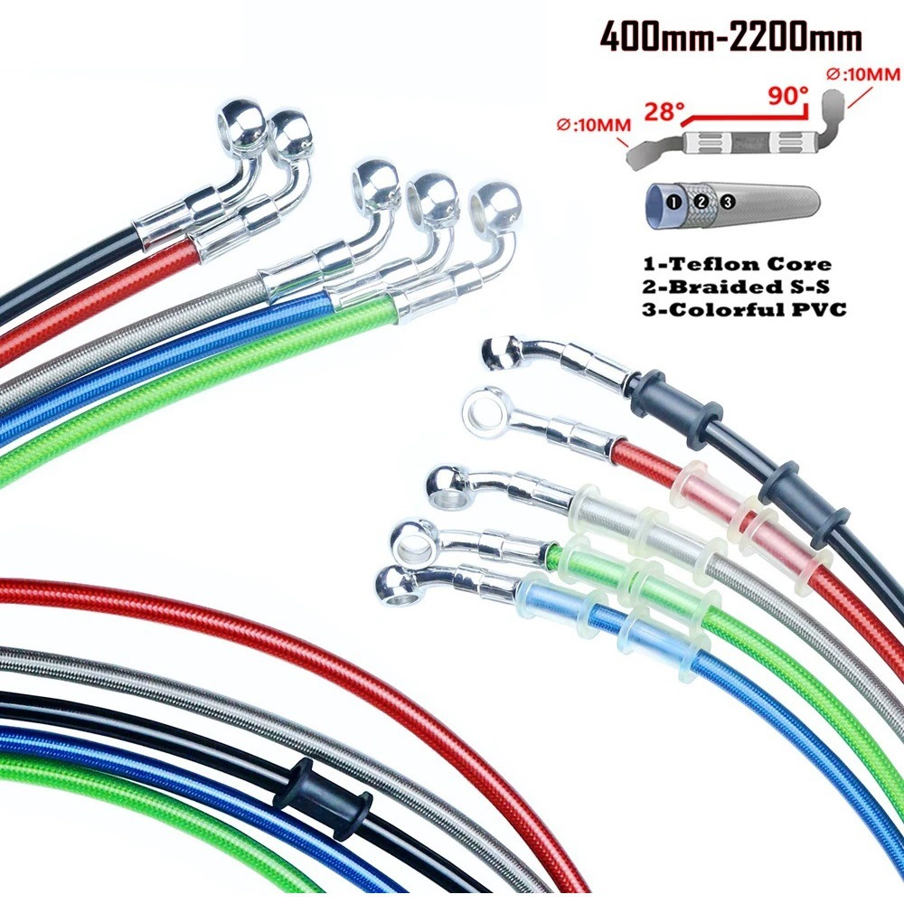 Поставка 3.2*7.5MM цветной тормозной трубопровод мотоцикл масляный трубопровод трамвайный тормозной трубопровод любой размер может быть