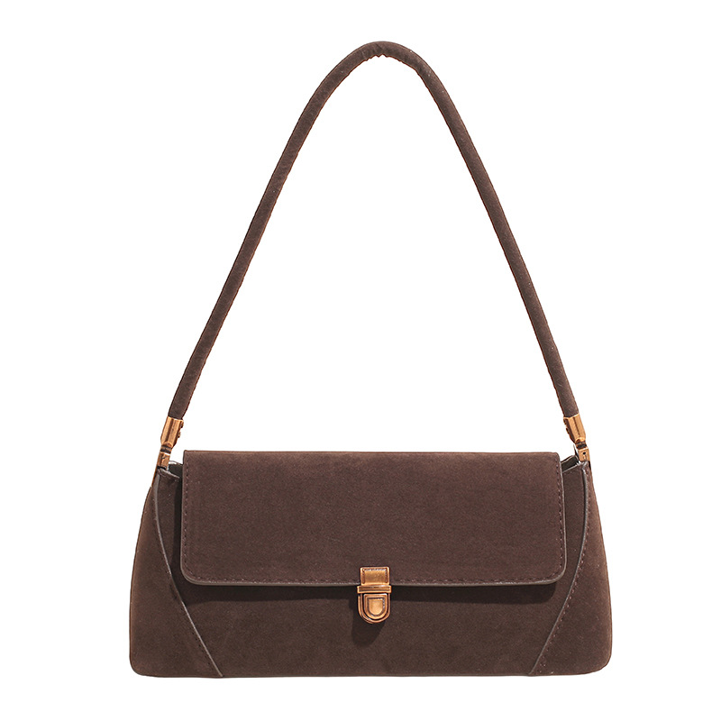Diseño de nicho de textura transfronteriza de alto nivel bolso de palo de mano para mujeres ventas calientes nuevas bolsas de hombro de estilo extranjero bolsas de brazo de moda image 10