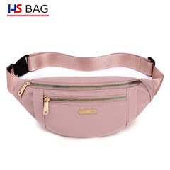 New Women's Waist Bag Korean Style Oxford Cloth Colorful Waist Money Bag for Girls Outdoor Leisure Travel Phone Bag