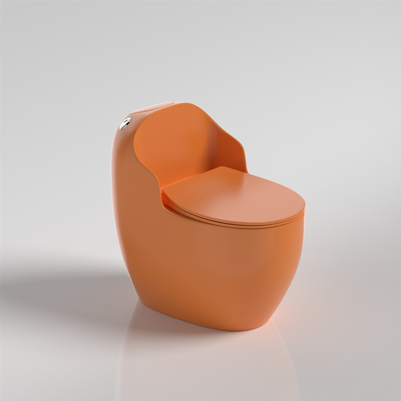 Personalización creativa personalizada inodoro interior común asiento de inodoro tipo sifón doméstico super-turbina unida color