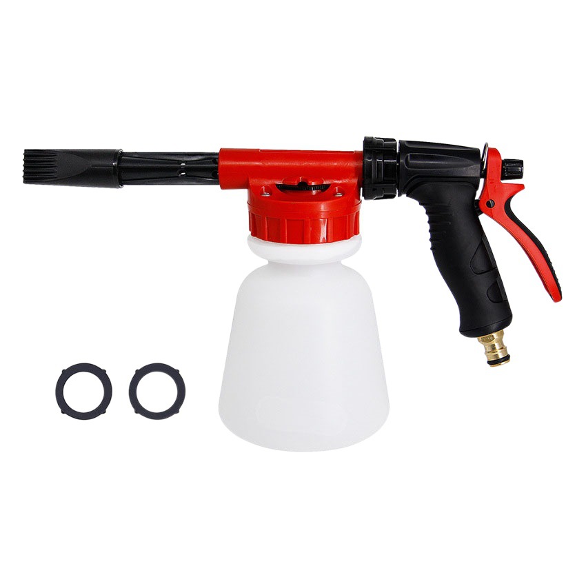 Ventas Directas de fábrica de espuma ajustable extraíble de gran capacidad de 1 litro de baja presión olla de espuma pistola de agua de lavado de coches Taizhou PA olla image 1