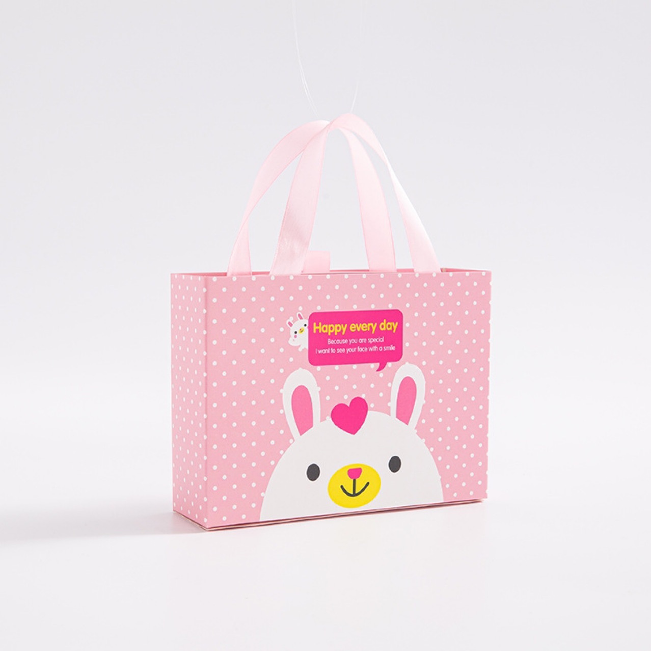 Cartoon Rabbit Cute Snack Candy Hairpin Jewelry Accompanying Gift Empty Box Children's Birthday Gift Packaging Box