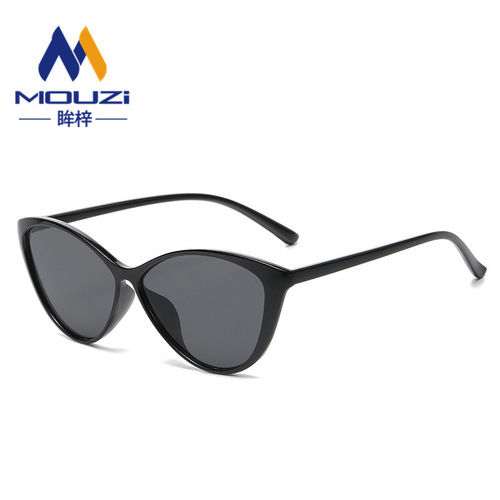 猫眼墨镜女欧美夏季新款防紫外线复古遮阳眼镜街拍个性大框太阳镜