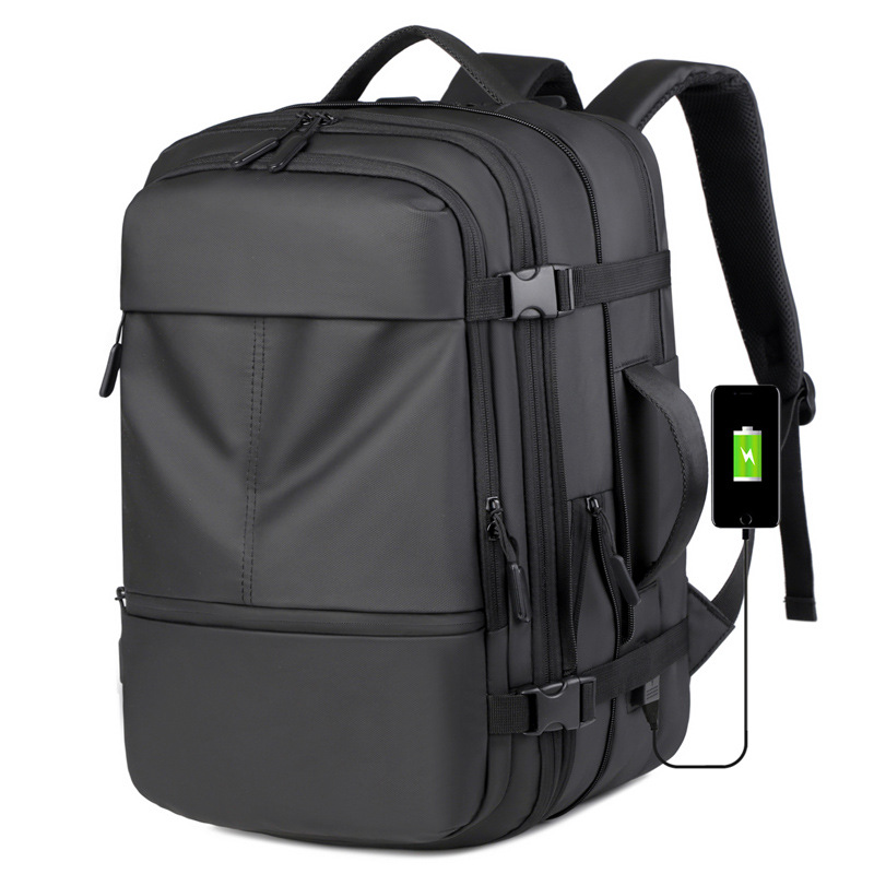 Large-Capacity Backpack Men's Business Trip Boarding Bag Business Backpack Casual Laptop Backpack