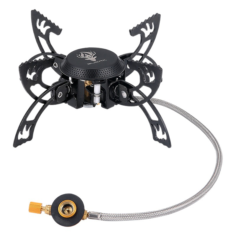 Bubik UFO Stove Cross-border Outdoor Split Small Gas Stove Camping Portable Folding Mini Windproof Tea Stove Fierce Fire