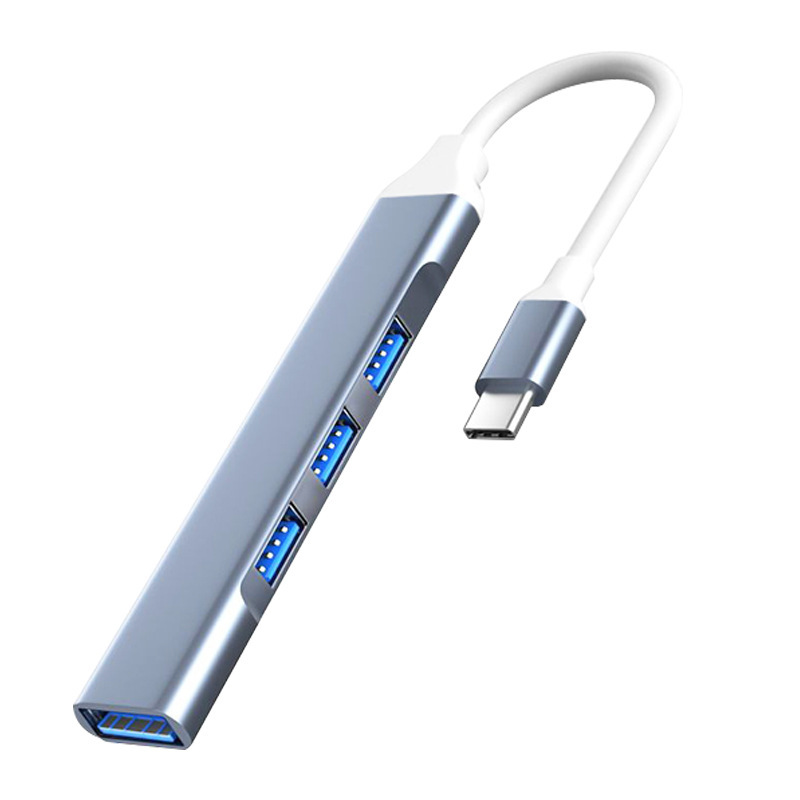 ツーインワン USB/タイプ C インターフェイス エクステンダー 3.0 ハブ スプリッター 1 対 4 マルチポート タイプ C エクステンダー ドック|undefined