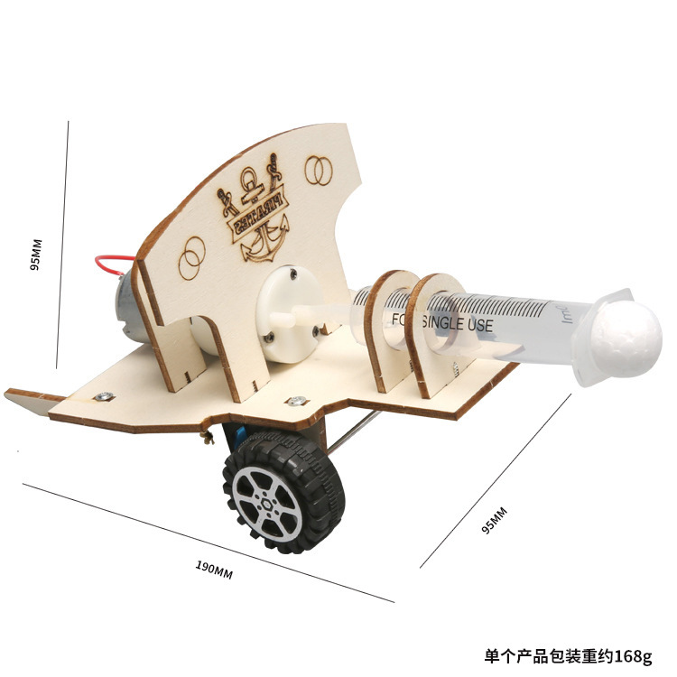 Estudiante de escuela primaria Ciencia y Tecnología pequeña producción niños creativo bricolaje experimento de Física Ciencia material didáctico hecho a mano vapor educación