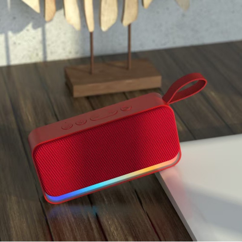 2025 新しい Bluetooth スピーカーワイヤレスサブウーファーカードポータブルクリエイティブリズムクールライトギフトオーディオ|undefined
