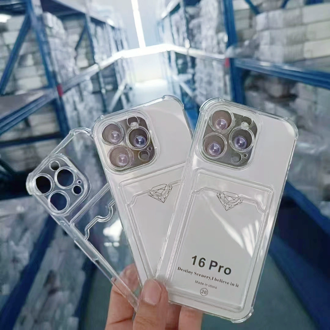Прозрачная TPU прецизионная прокола, высокая прозрачность, подходит для IPHONE Apple X/XS, корпус с четырьмя углами, воздушный мешок, антиупадение, TPU держатель карты