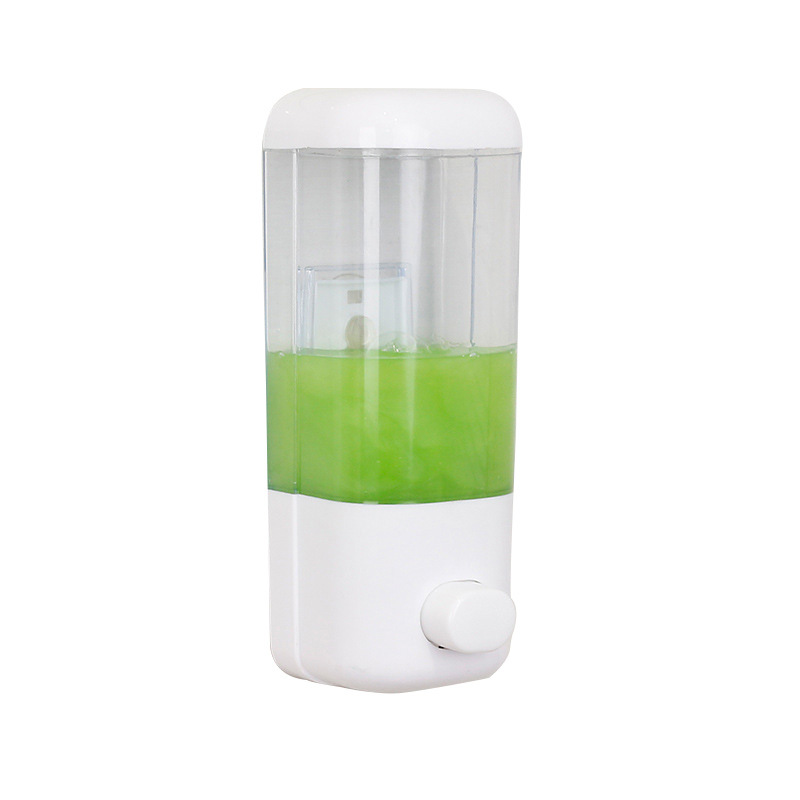 Dispensador de jabón manual montado en la pared 500ml Hotel baño teléfono móvil dispensador de jabón botella desinfectante transparente venta al por mayor