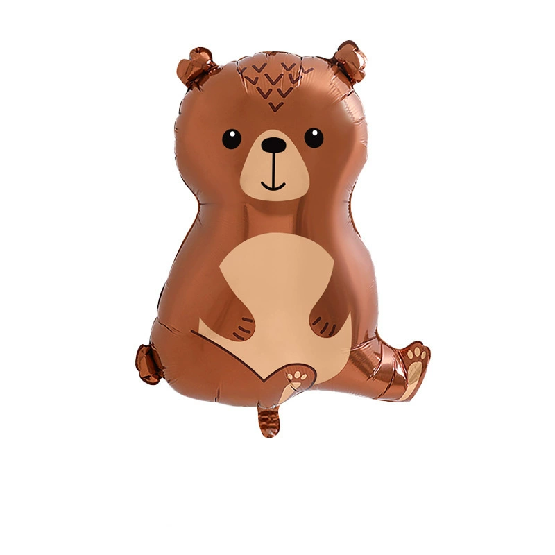 Мультяшный детский шарик, клубника, с маленькими медвежатами, 3D, подарок на день рождения, оптом