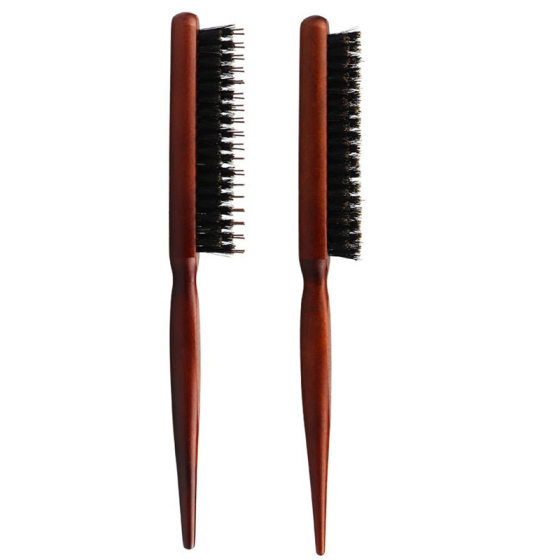 Pig Mane Curly Hair Hairdressing Disc Hair Evening Makeup Hair Comb Single Pat Roll Comb Roll Comb Styling Comb Makeup Artist Comb