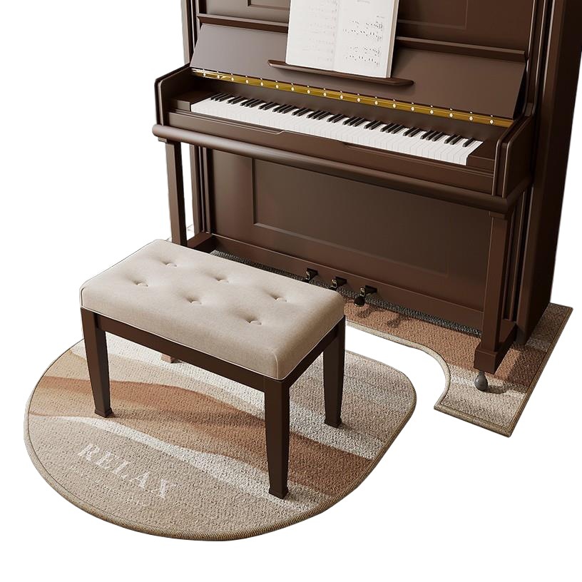 Alfombra de piano vertical estera de aislamiento acústico especial silenciador de amortiguación estera del piso estera engrosada del taburete de piano estera del piso de reducción de ruido